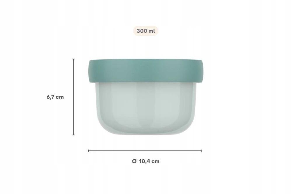 Curver Rosti Mepal Mepal Fruit Box 300ml – dėžutė vaisiams ir užkandžiams