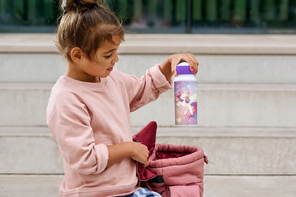 Rosti Mepal Mepal Gertuvė ir pietų dėžutė rinkinys vaikams 'Unicorn Glow'