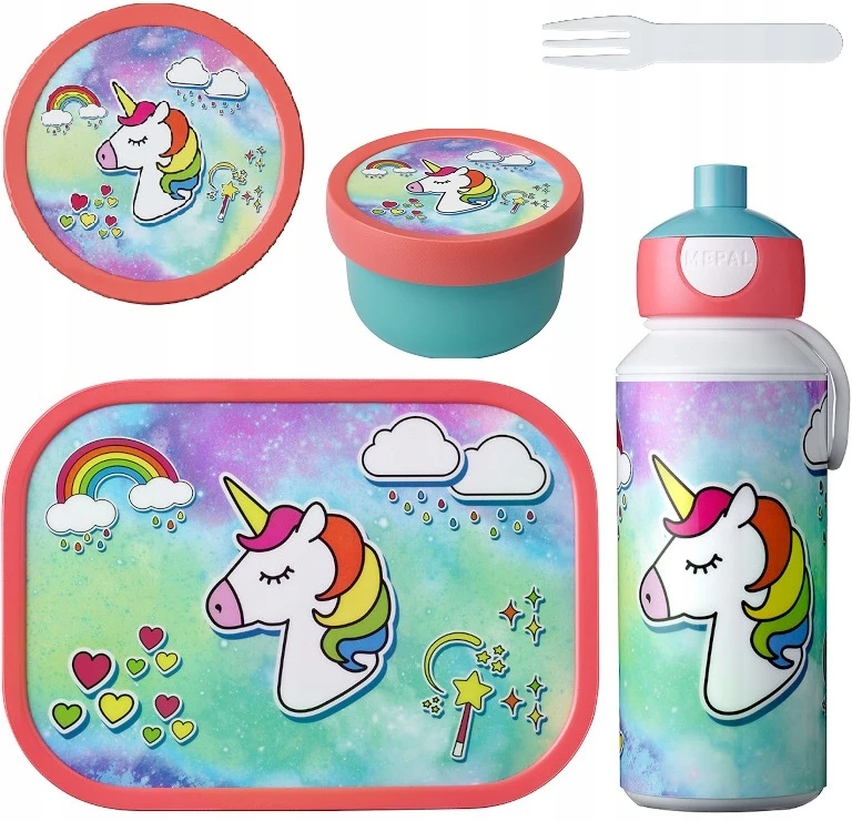 Rosti Mepal Mepal Gertuvės ir dėžučių rinkinys vaikams ‘Vienaragis’ Unicorn