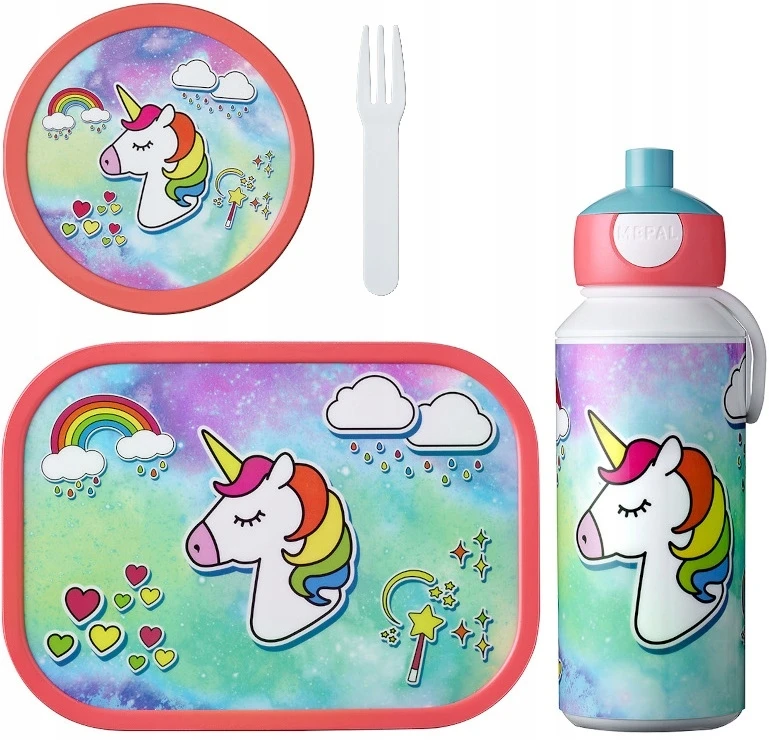 Rosti Mepal Mepal Gertuvės ir dėžučių rinkinys vaikams ‘Vienaragis’ Unicorn