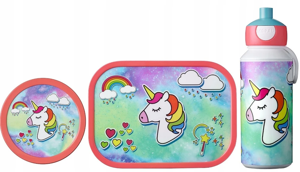 Rosti Mepal Mepal Gertuvės ir dėžučių rinkinys vaikams ‘Vienaragis’ Unicorn