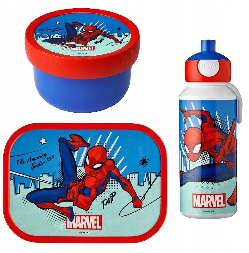Rosti Mepal Mepal Gertuvės ir dėžučių rinkinys vaikams ‘Žmogus voras’ Spider-Man