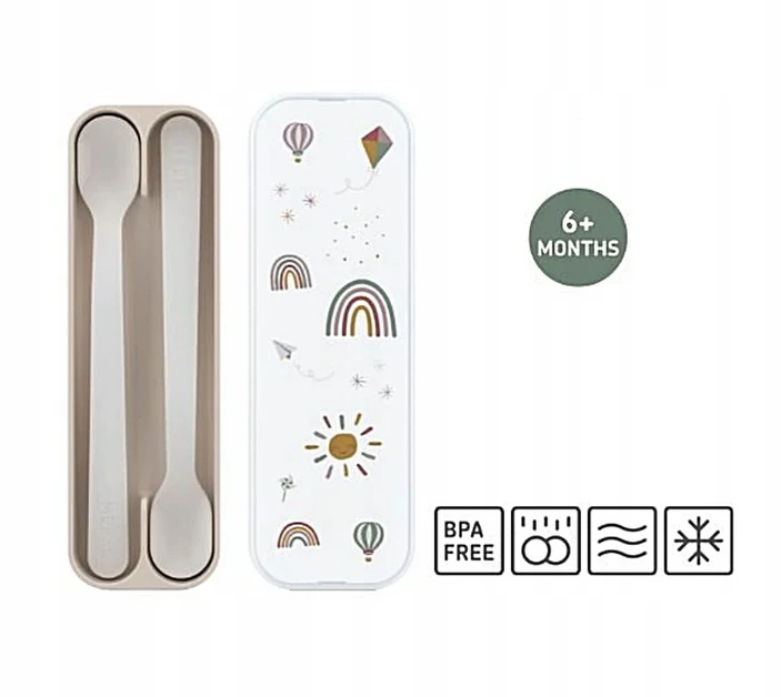 Rosti Mepal MEPAL MIO Sunshine & Rainbow maitinimo šaukštai 2 vnt