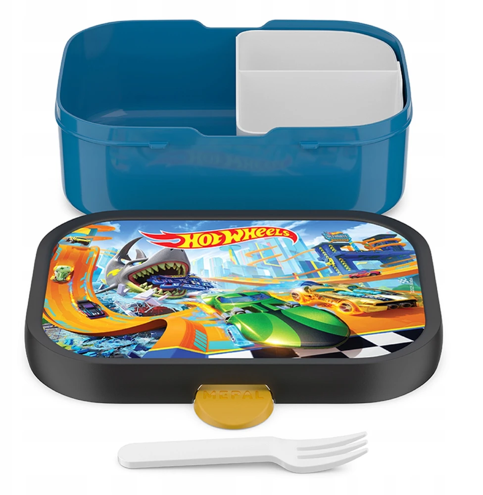 Rosti Mepal Mepal Vaikiška priešpiečių dėžutė 'Hot Wheels'
