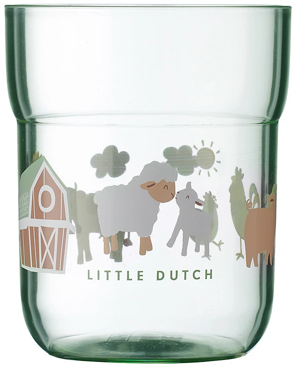 Little Dutch Mepal Vaikiška stiklinė ’Little Farm’