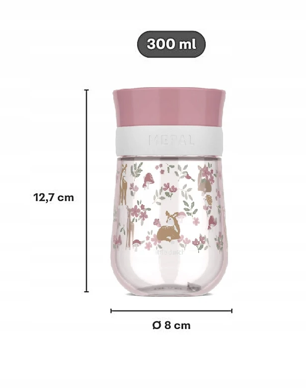 Rosti Mepal Treniruoklis su membrana mokantis gerti, 300ml Mepal Mio-Little Dutch