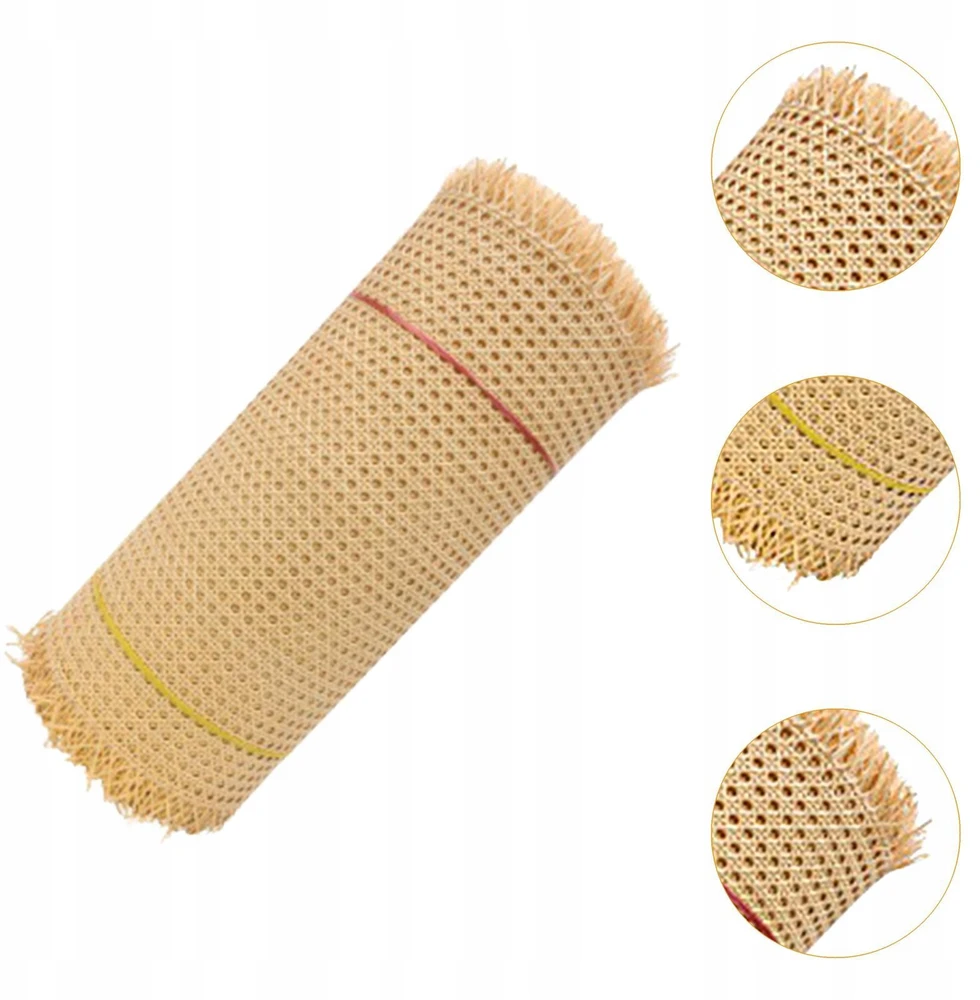 Rotango cukranendrių juostos Medžiagos Dekoras Austi Rattan Tinkliniai diržai Mediniai
