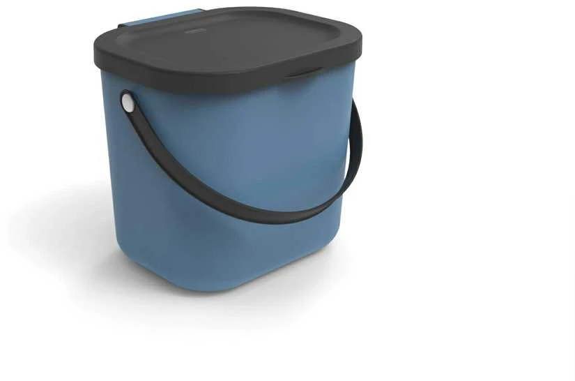 Atliekų Konteineris - ROTHO Albula 6L Perdirbto Plastiko su Pakabinimo Skylute Mėlynas