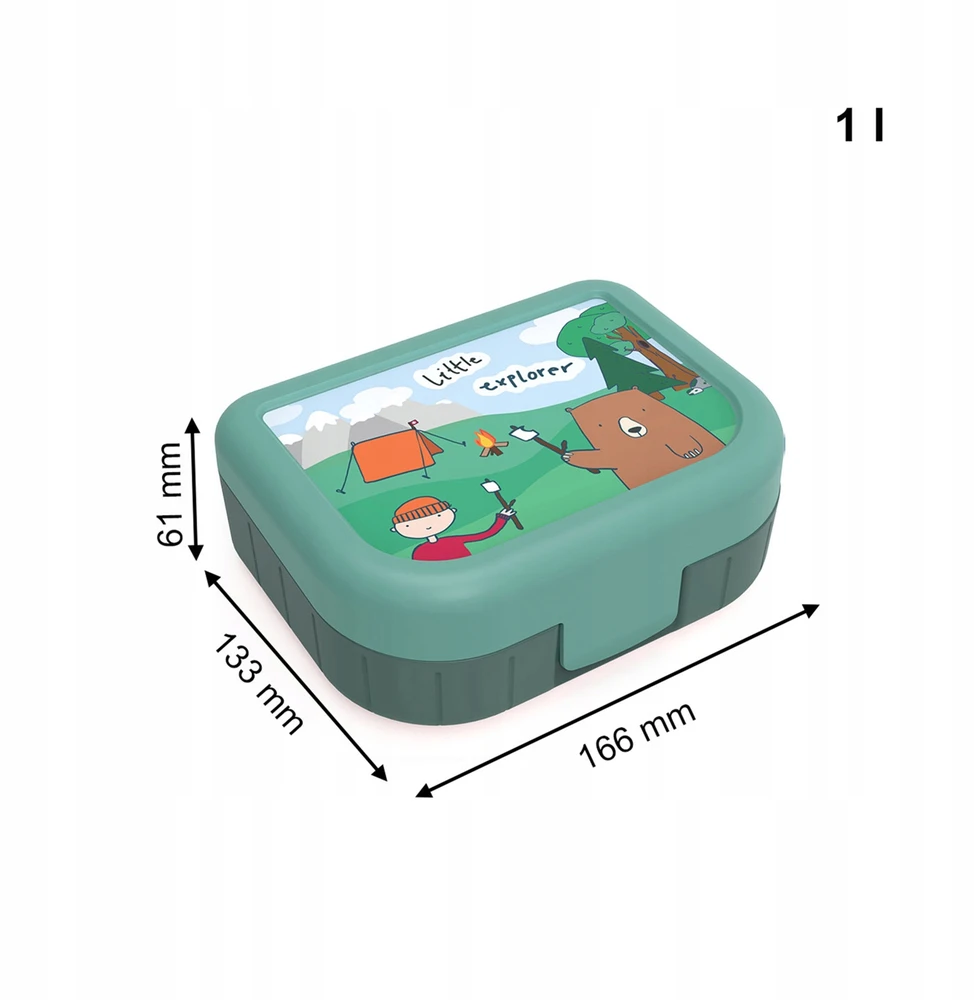 Rotho priešpiečių dėžutė To Go Memory Kids, 1 l
