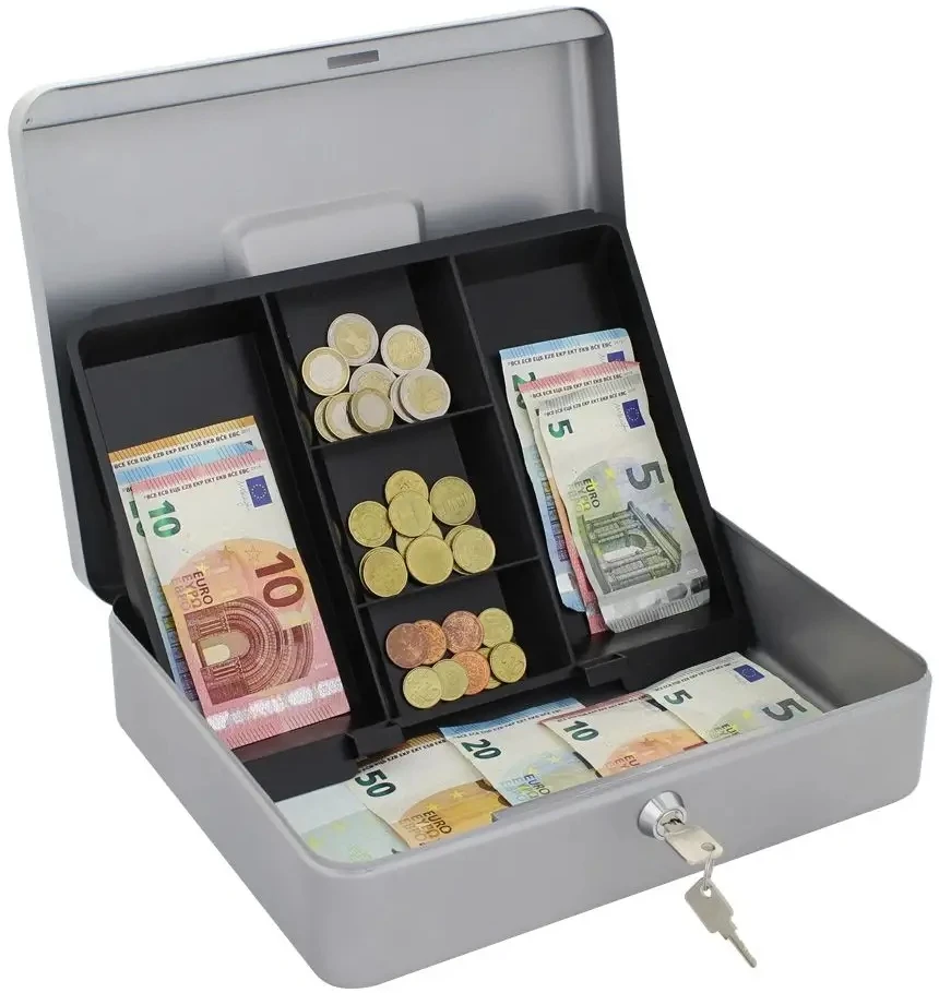 Rottner HomeStar Cash 4 kasetka, sidabrinė