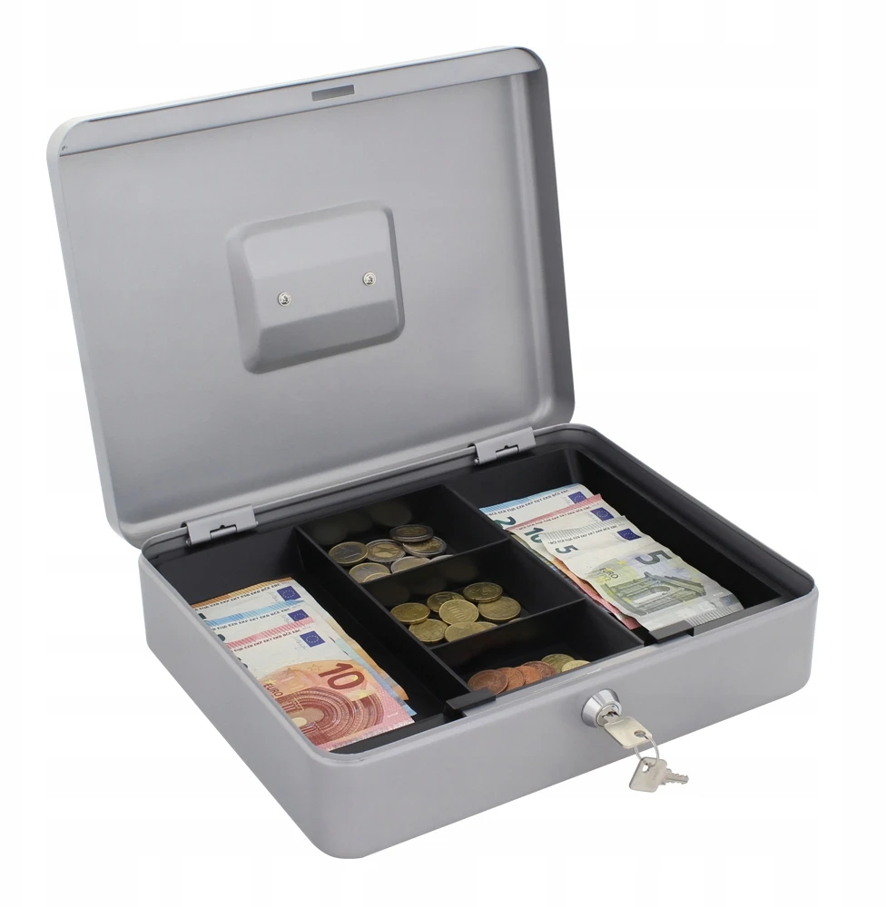 Rottner HomeStar Cash 4 kasetka, sidabrinė