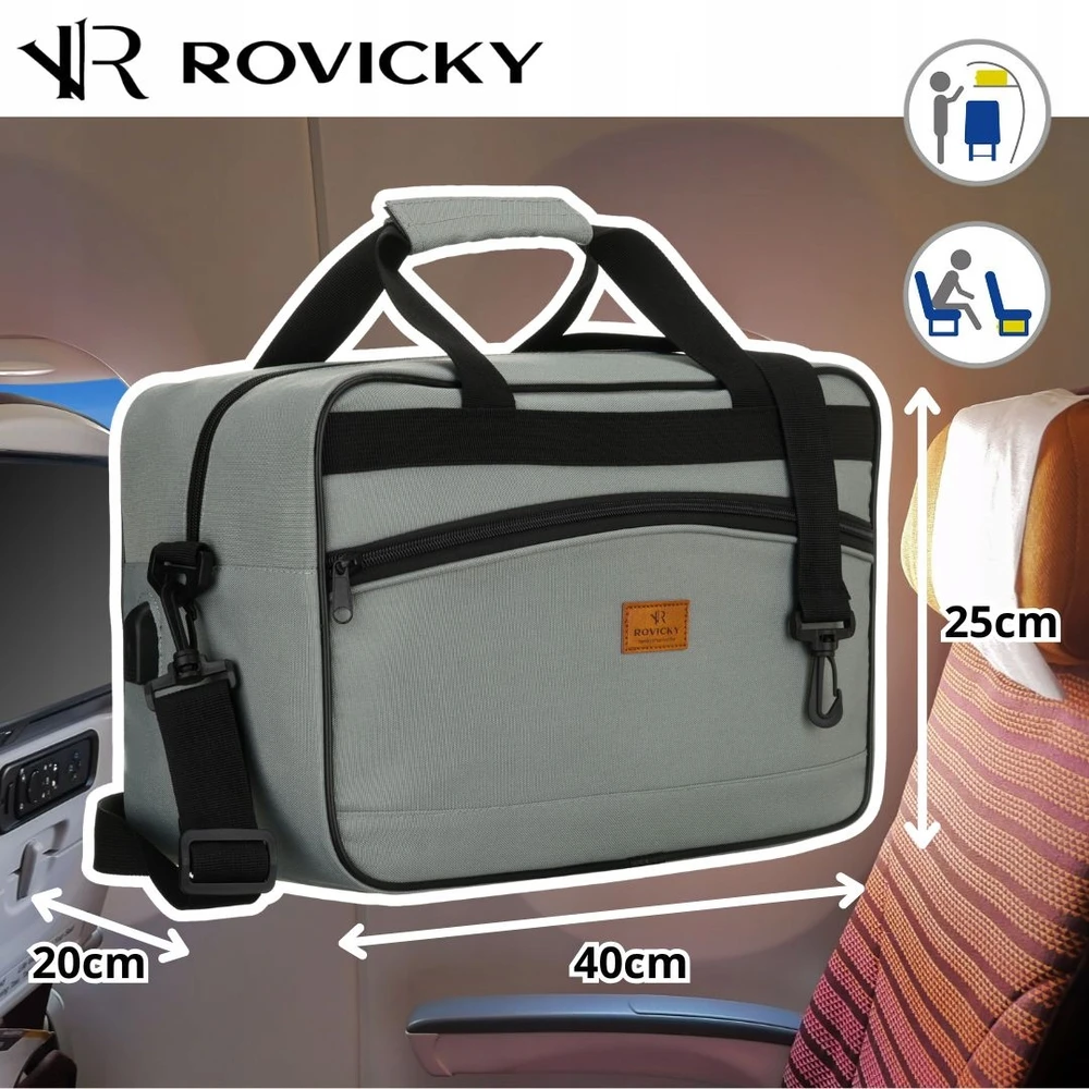 Tekstylna torba podróżna Rovicky R-TL15608