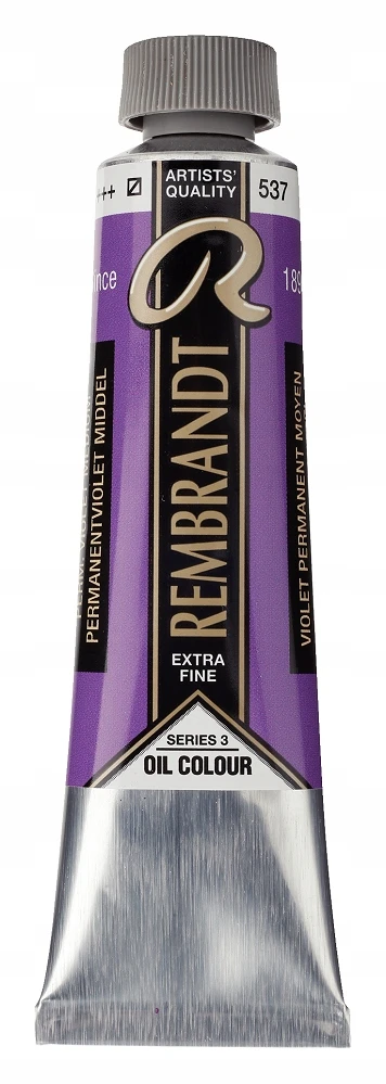 Royal Talens Akrilo dažai - Vidutinis pastovus violetinis - 537 - Extra-finas - Rembrandt - 40 ml tūbelė