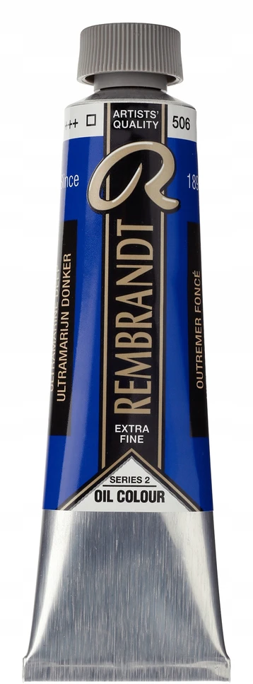 Royal Talens Aliejinė tapyba - Tamsus ultramarinas - 506 - Extra-fine - Rembrandt - 40ml tūbelė