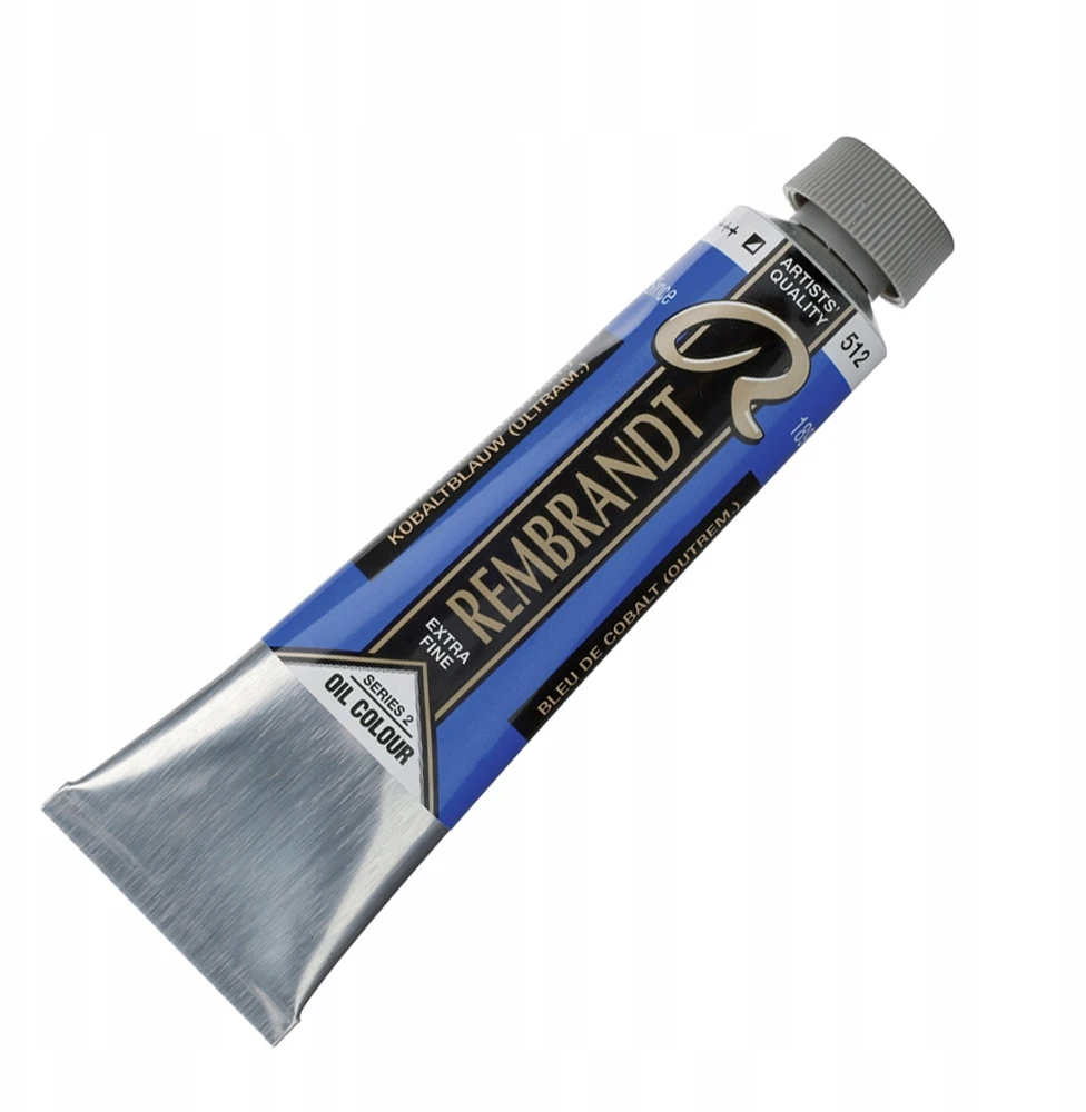 Royal Talens Aliejinės dažai - Kobalto mėlyna - 512 - Extra-fine - Rembrandt - 40ml tūbelė