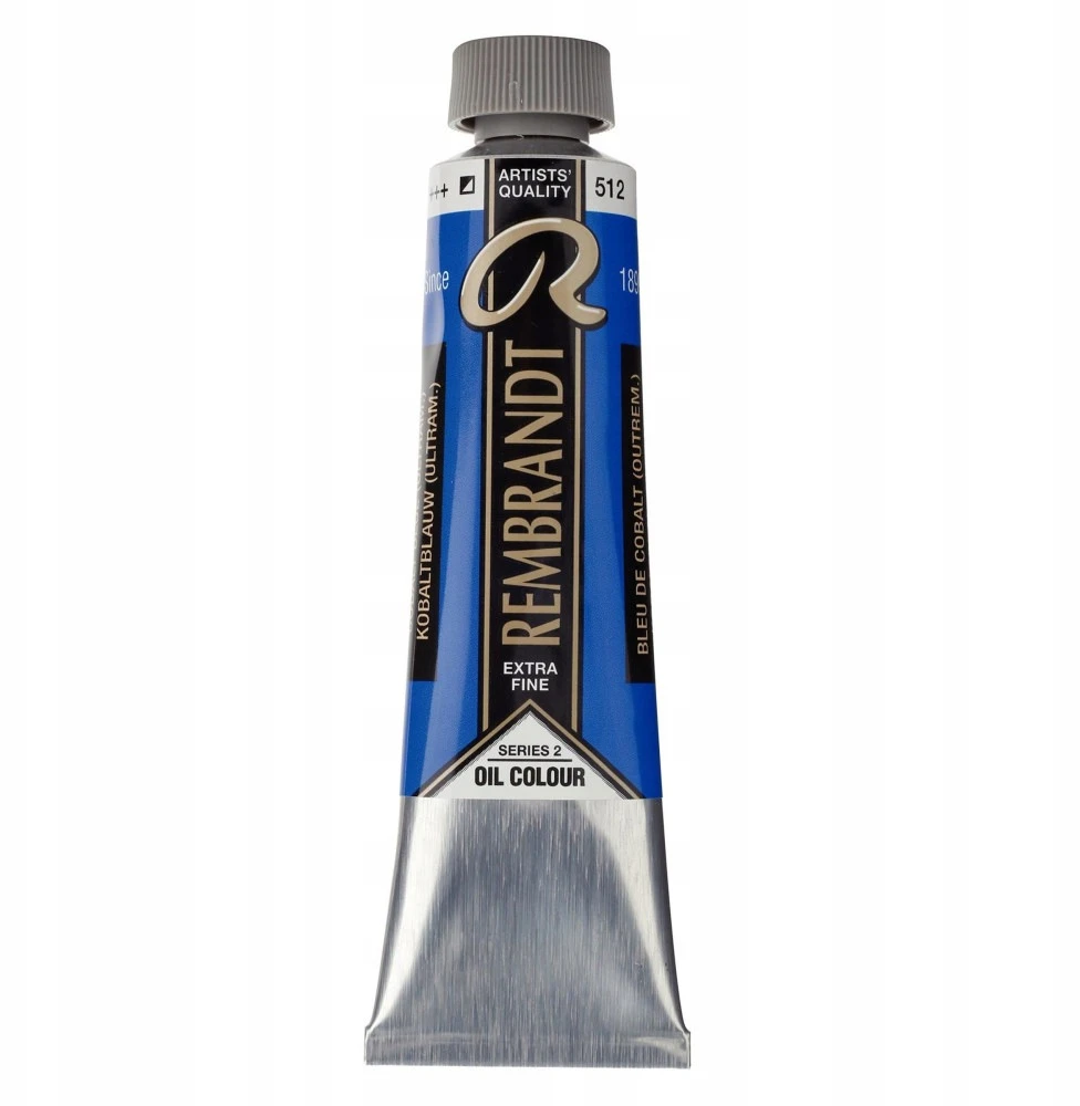 Royal Talens Aliejinės dažai - Kobalto mėlyna - 512 - Extra-fine - Rembrandt - 40ml tūbelė