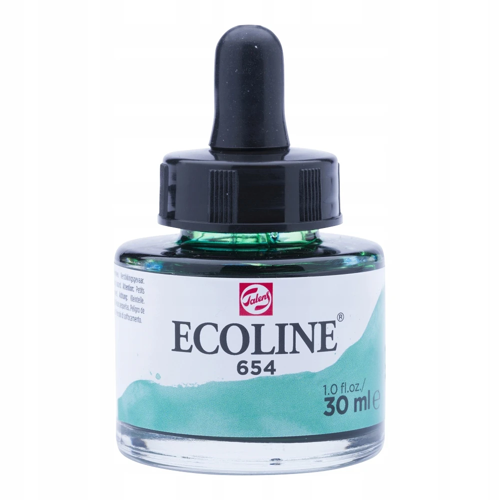 Royal Talens Ecoline akvareliniai dažai 30ml, 654 Eglės žalia