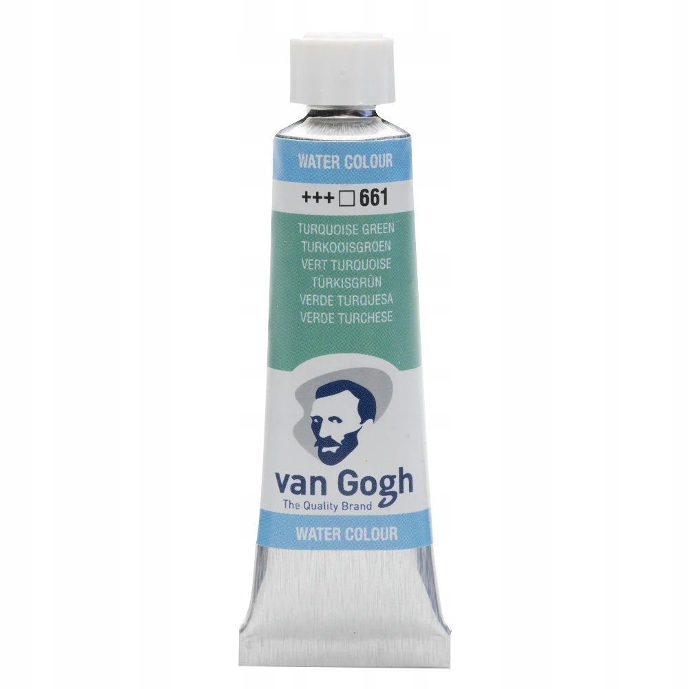 Royal Talens Van Gogh akvareliniai dažai 10ml - 661 Turkuazinis žalias