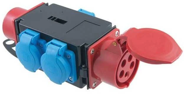 Pawbol Baltic Pawbol Skirstytuvas R-BOX MINI 3S, 1x16A/5p + 3x16A/250V, IP44