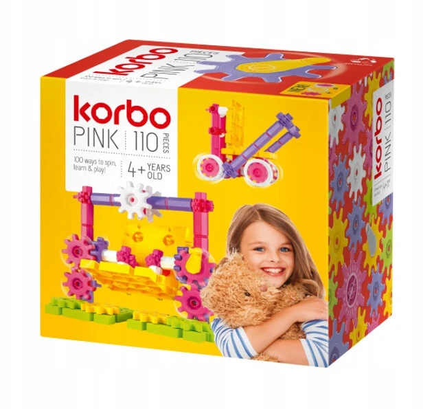 Rožiniai blokai 110 el - Korbo