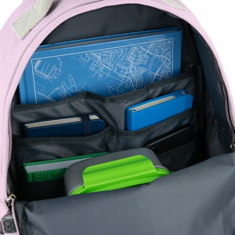 Rožinis jaunimo kuprinė mergaitei Gopack, 14l