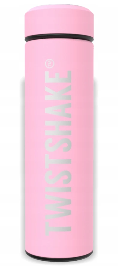 Rožinis THERMAL BUTELIJA Twistshake Thermos 420ml