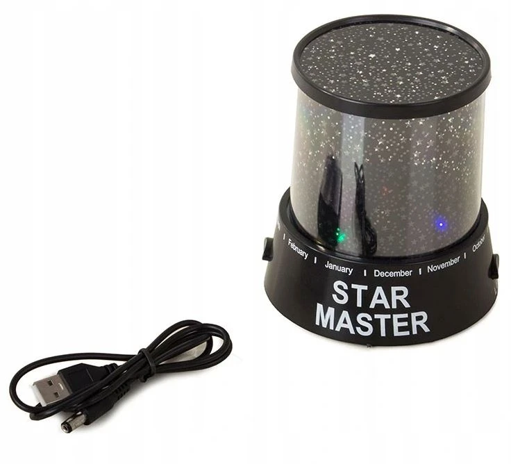 Rozz STARS erdvė USB PROJECTOR naktinė lempa