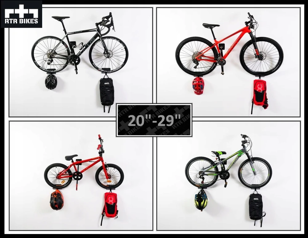 Rtr Bikes Sieninė kabykla, dviračių laikiklis, e-dviratis, elektrinis RTR DVIRAČIŲ SUKRAUKLIS