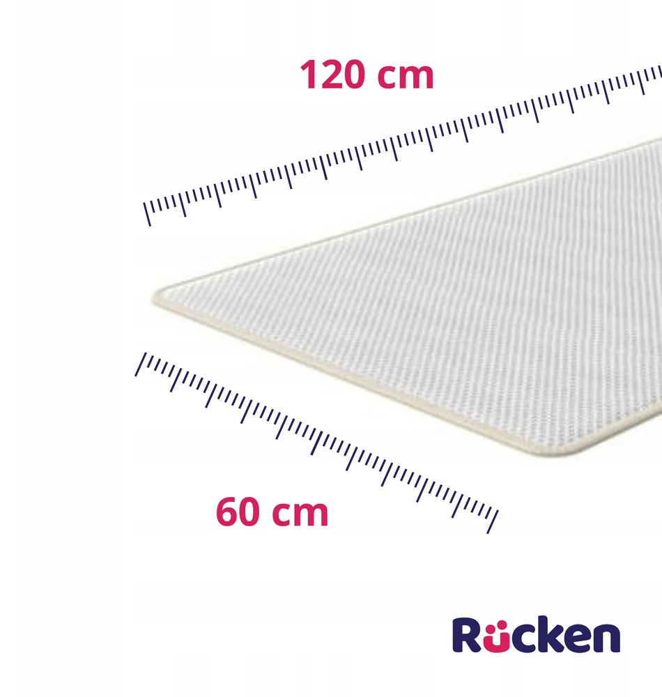 RUCKEN FizjoMommy vandeniui atspari čiužinio apsauga 120x60 su plačiomis elastinėmis juostomis
