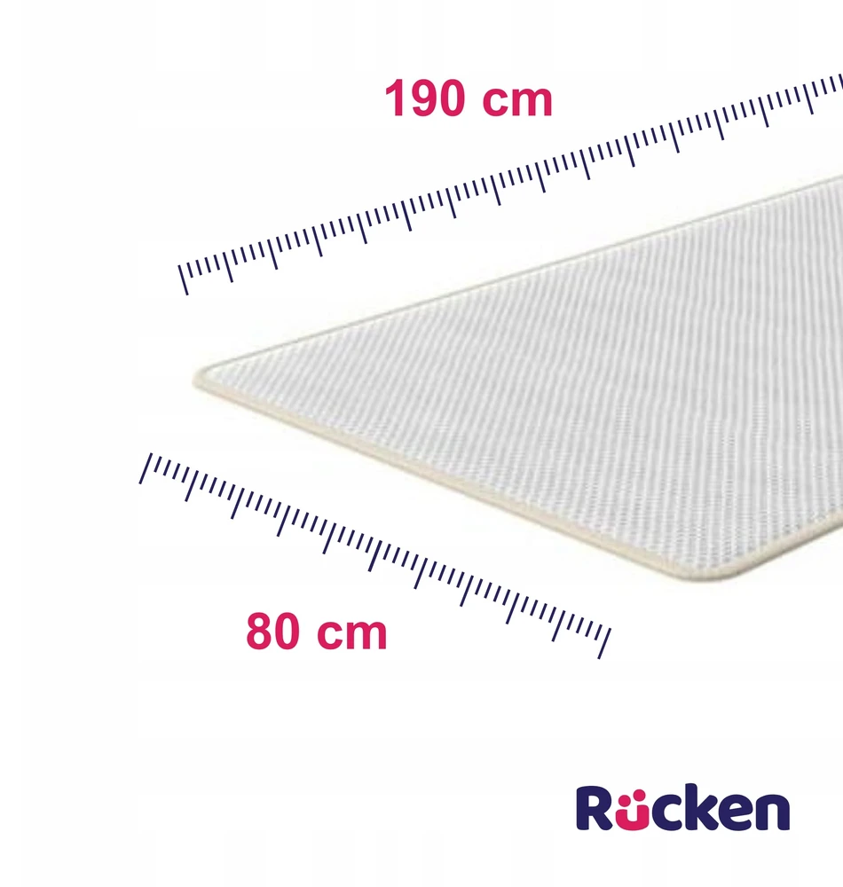 Rucken Ochraniacz na čiužinys 190x80 Wodoodporny FizjoMommy su Szerokimi Gumkami