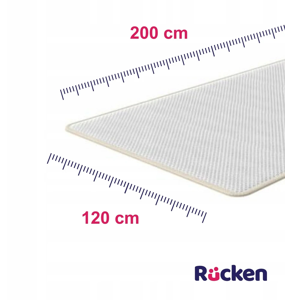 Rucken Ochraniacz na čiužinys 200x120 Wodoodporny 100% FizjoMommy Oddychający