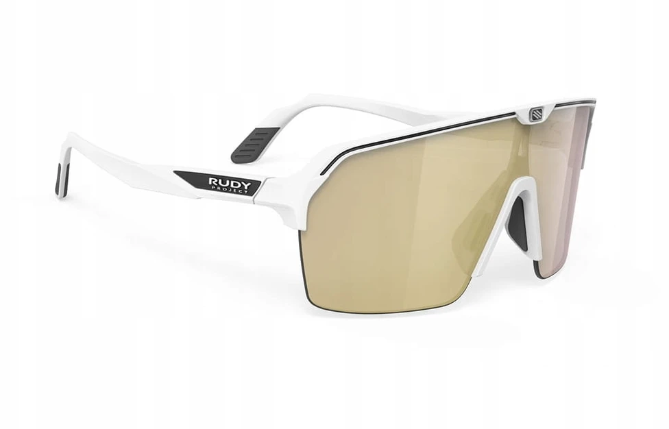 Rudy Project SPINSHIELD AIR Baltas MATTE - Multilaser Gold akiniai
