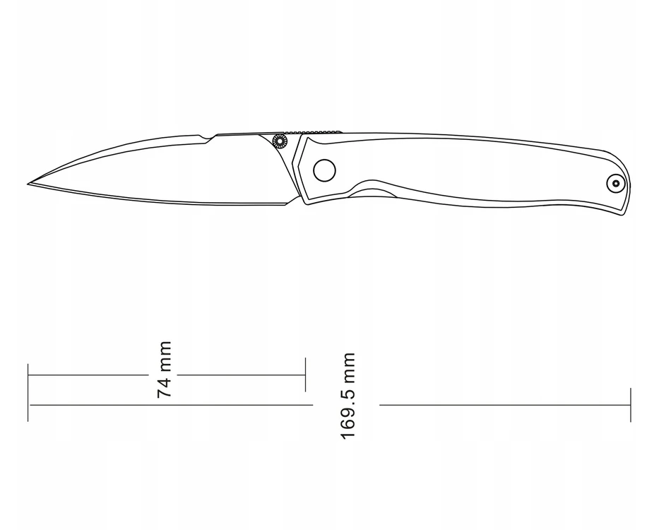 Ruike peilis P662-B