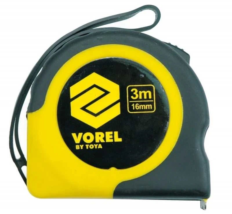 Ruletė geltona Vorel | 2m x 16 mm