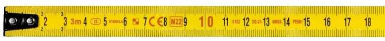 Ruletė su langeliu STABILA BM150 3m