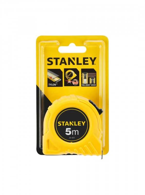 STANLEY MIARA ZWIJANA 5m PLASTIKOWY KORPUS, KARTA