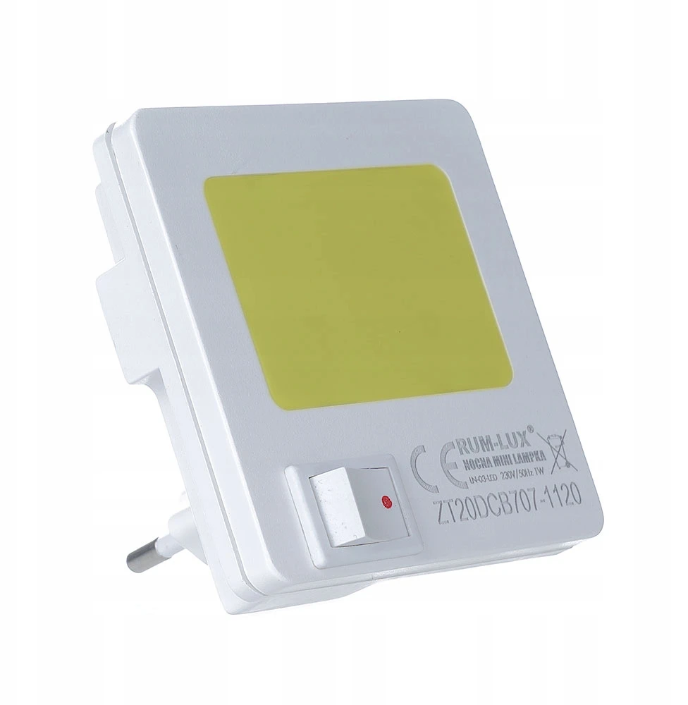 RUM-LUX Naktinė lempa mini LN03 LED kontaktui, balta
