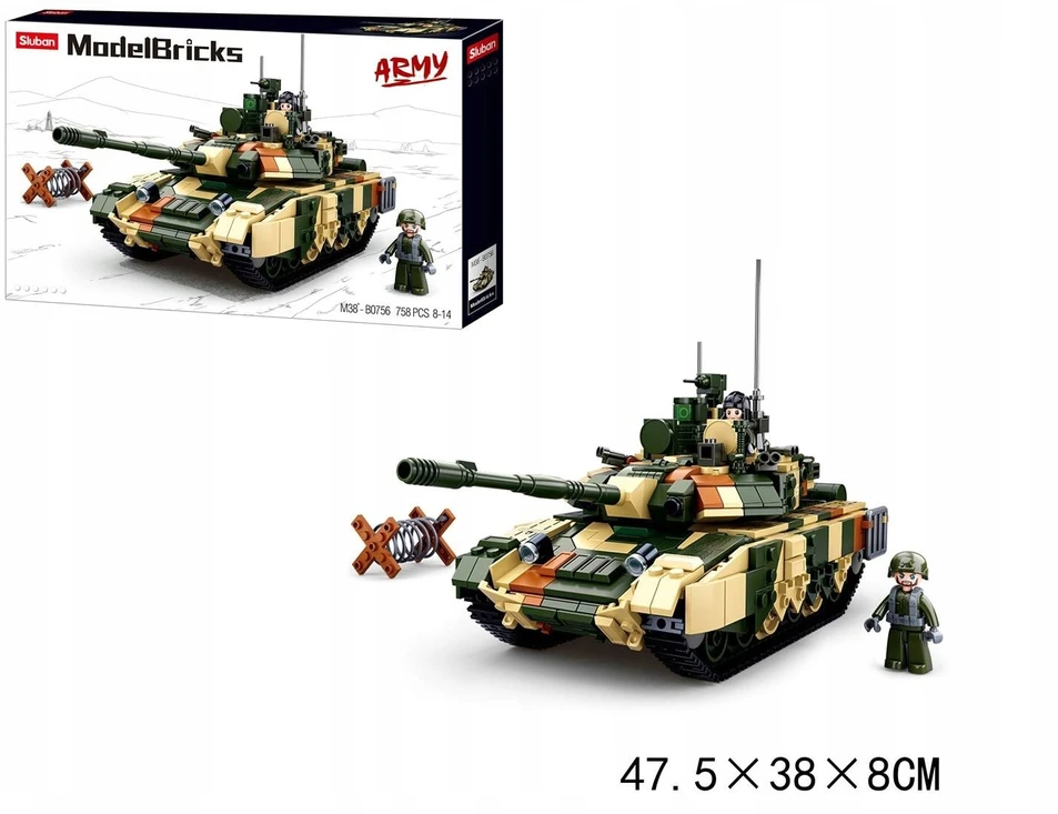 Rusijos tanko T-90 blokai 758 el Sluban karinės armijos B0756