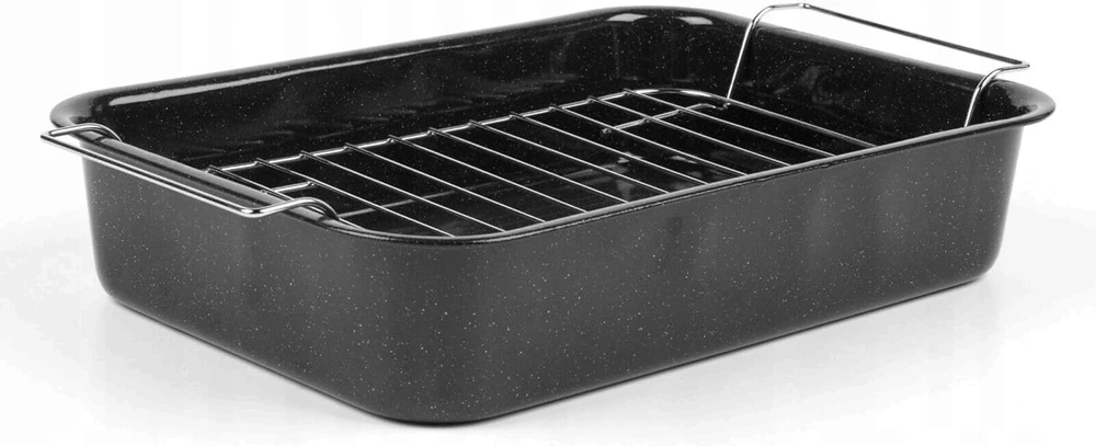 Russell Hobbs skarda skrudinimui Enamel Roaster & Rack, 34 cm