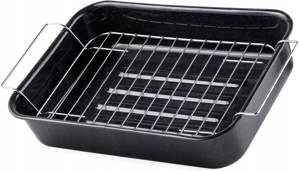 Russell Hobbs skarda skrudinimui Enamel Roaster & Rack, 34 cm