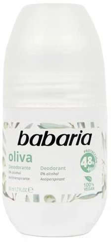 Babaria rutulinis dezodorantas su alyvuogių aliejum, 50ml