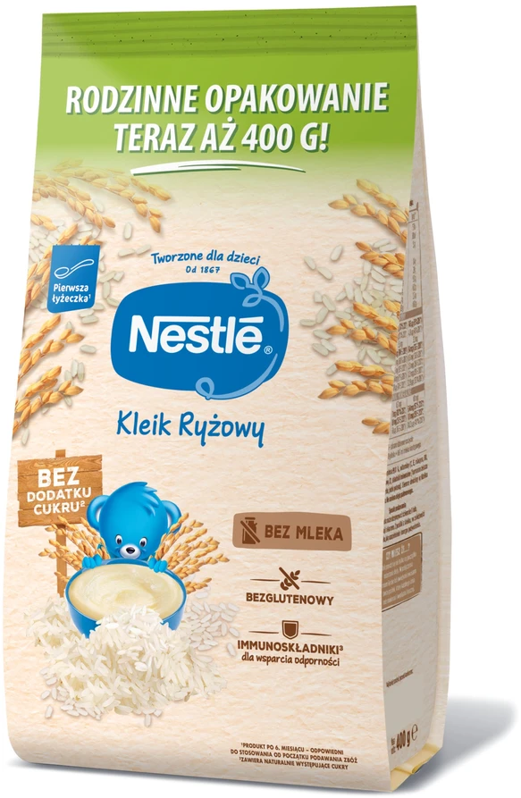 Ryžių košė Nestle nuo 6 mėnesio 400g