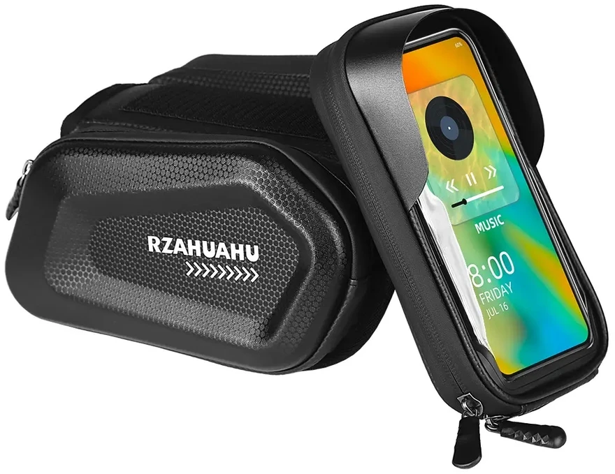 Rzahuahu DVIRAČIO MAIŠAS RĖMUI TELEFONO LAIKIKLIUI 3 SKYRIŲ ATSPIRUS VANDENIUI