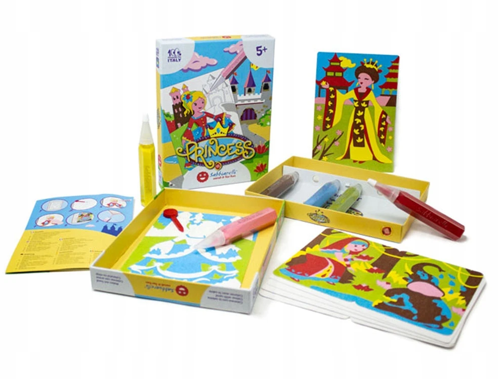 „Sabbiarelli Sand-it for Fun Kit Mini Sand“ paverčia princeses princesėmis