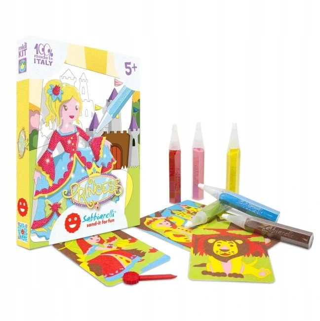 „Sabbiarelli Sand-it for Fun Kit Mini Sand“ paverčia princeses princesėmis