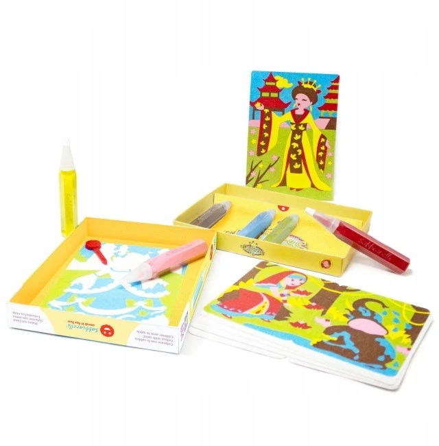 „Sabbiarelli Sand-it for Fun Kit Mini Sand“ paverčia princeses princesėmis