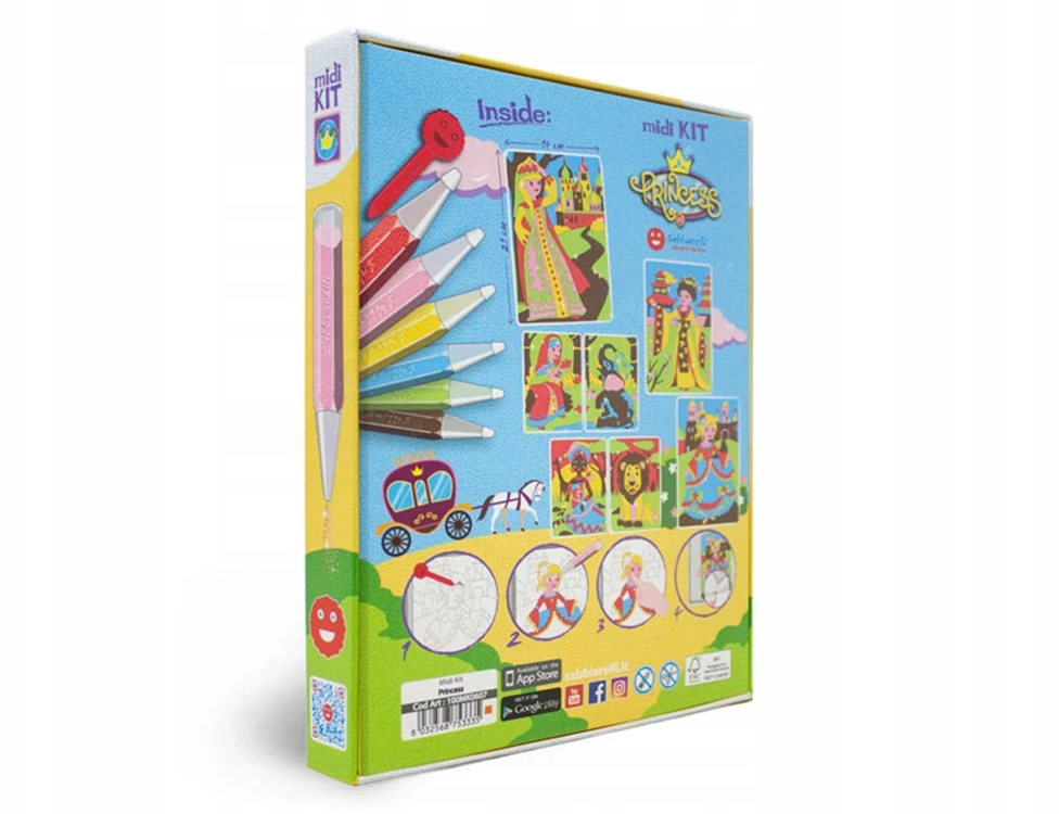„Sabbiarelli Sand-it for Fun Kit Mini Sand“ paverčia princeses princesėmis