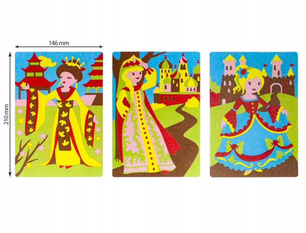 „Sabbiarelli Sand-it for Fun Kit Mini Sand“ paverčia princeses princesėmis