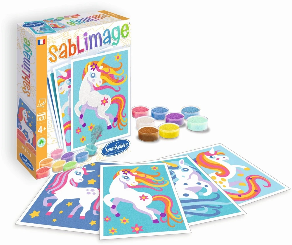Sablimage Mini Unicorns 4 smėlio nuotraukos +4 SentoSphere