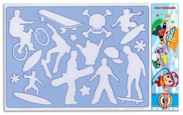 Šablonas A4 "skateboard" Koh-i-noor
